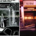 Subway station 63rd Drive Rego Park featured in Art Spiegelman's Maus
