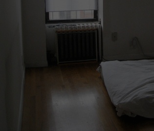 Empty room in a Manhattan apartment