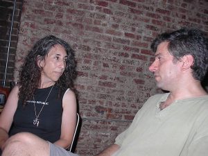 Judih Weinstein Haggai and Marc Eliot Stein aka Levi Asher, August 2003